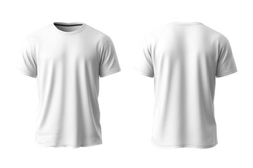 The shirt is white and has a collar