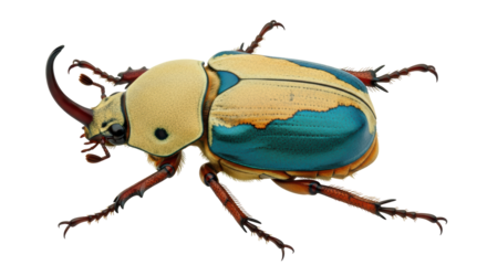 Isolated Jewel Beetle