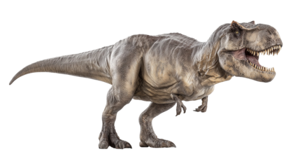 Tyrannosaurus isolated on white background