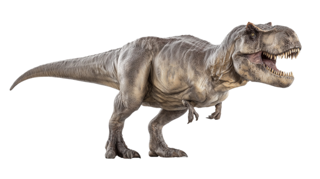 Tyrannosaurus isolated on white background