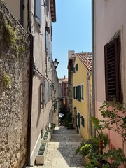 narrow street in the old town