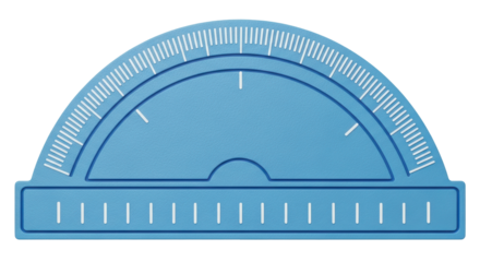 Isolated Protractor