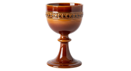 Isolated Ceramic Goblet