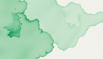 Obraz premium soft abstract watercolor wash in pastel green tones.
