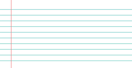 Notebook sheet background vector illustration for websites and graphic resources.
