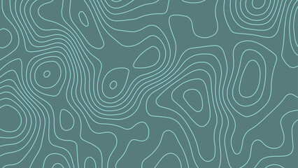 Abstract topographic lines on a dark green background. Contour map pattern in subtle green tones.