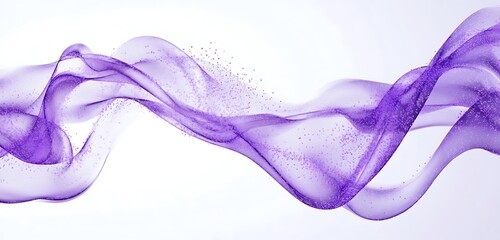 Soft lavender synaptic network stretching with smooth fluid motion UI concept design