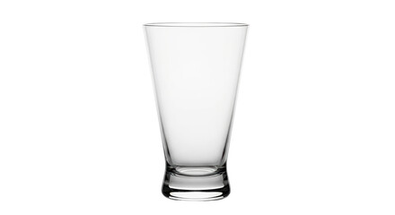 Isolated Empty Glass