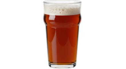 Isolated Pint of Beer