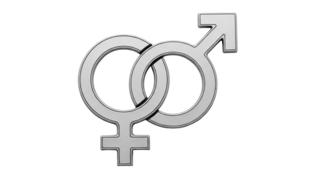 Isolated Gender Symbol - Powered by Adobe