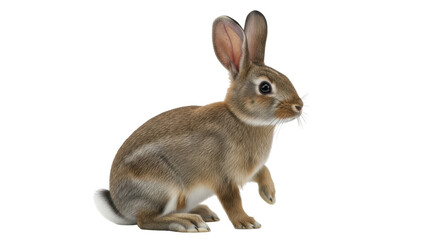 Obraz premium Isolated Brown Rabbit