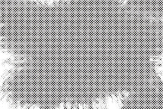 Vector Halftone Dot Pattern &ndash; Grunge Overlay Texture for Retro and Vintage Design
