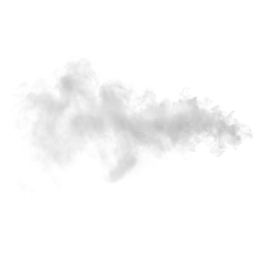 Selbstklebende Fototapeten Rauch Gray smoke PNG overlay with transparent background. Perfect for design, compositing, fog effects, dramatic visual scenes. Realistic drifting mist in high resolution.  © Александр Куспляк