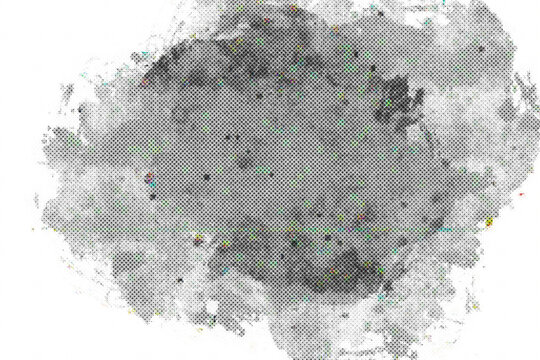 Halftone Grunge Texture Background &ndash; Vector Dots Abstract Overlay for Design & Illustration