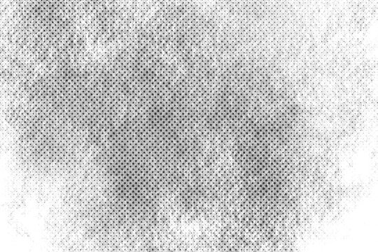 Halftone Grunge Texture Background &ndash; Vector Dots Abstract Overlay for Design & Illustration
