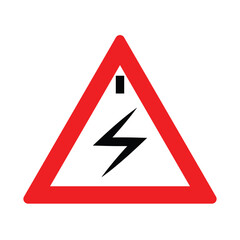 Triangle Overhead Electric Cables