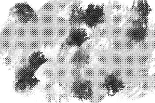 Halftone Grunge Texture Background &ndash; Vector Dots Abstract Overlay for Design & Illustration
