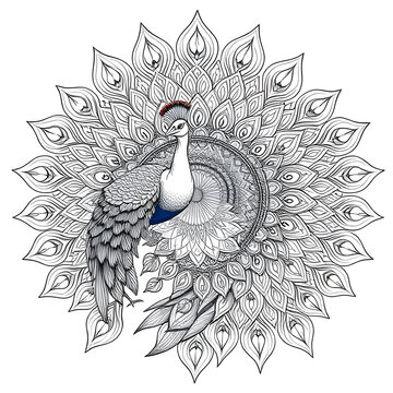 animal mandala art