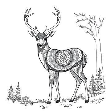 animal mandala art