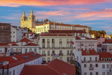View of Monastery of Sao Vicente Lisbon