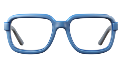 Stylish blue eyeglasses with modern design perfect for vision and fashionable wear