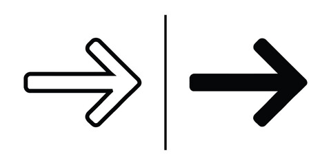 Arrow Design: An aesthetic visual of two arrows side by side, one outlines and one solid, creating a sense of contrast.