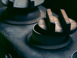 現在は使用されていない古いかまど