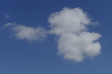 Weisse Wolken, Blauer Himmel, Hintergrundbild, Deutschland