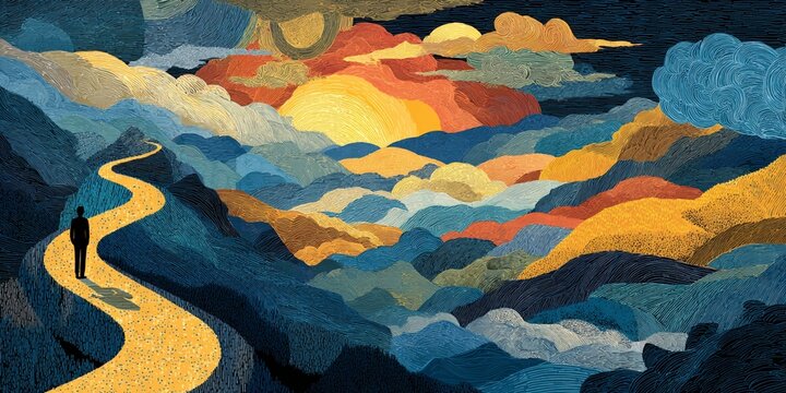 Business Road to Success Landscape