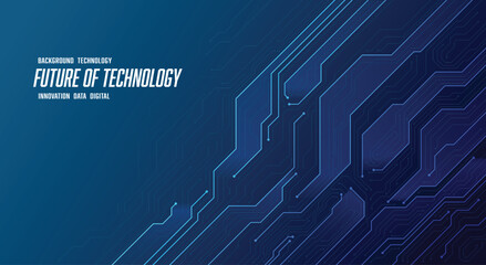 Futuristic circuit background with space for text. Shows innovation, data and digital progress. Vector EPS10.