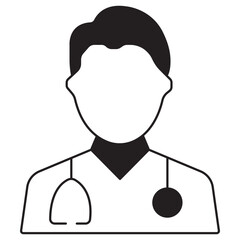 Doctor icon, Expert Medical Support When You Need It Most, Trusted Care Your Health, Your Doctor, vector