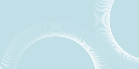 Modern abstract background. Glossy white gradient circle lines. Minimal geometric pattern. Simple graphic elements. Futuristic concept. vector