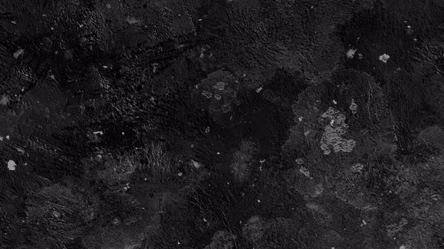 Rough black grunge background with dirty blotches, smudges, and irregular marks. Perfect for vintage, dystopian, or underground themes.