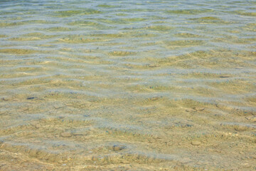 Braune gewellte Wasserfläche, Hintergrundbild, Deutschland