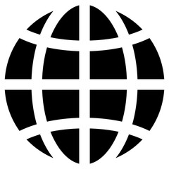 Globe Icon Element For Design