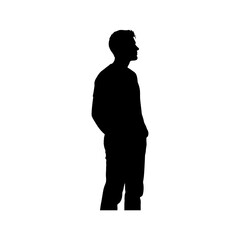Man Standing with Hands in Pockets