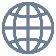 Globe Icon Element For Design