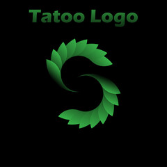 Abstract tatoo logo design