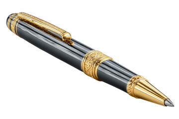 Exquisite Artistry Gold Accent Pen Fine Writing Instrument Business Professional Stationery Luxury