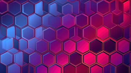 Abstract hexagonal geometric pattern