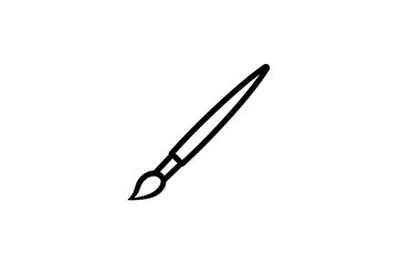 Black Line Drawing Of A Pen On Transparent Background