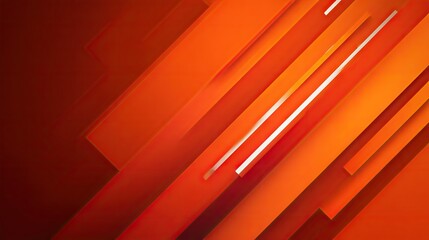 Abstract design featuring diagonal orange shapes.