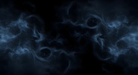 Obraz premium Smoky Dark Abstract Background with Swirling Misty Patterns – Atmospheric Texture for Design, Art, and Mysterious Creative Projects