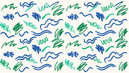 Obraz premium Abstract Brush Stroke Painting Seamless Pattern Illustration