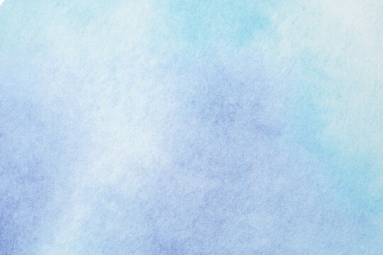 Blue Watercolor Washi Paper Texture Background