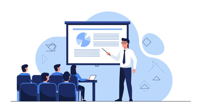 Engaging Business Presentation With Data Charts To Captivate And Inform Audience