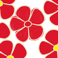 seamless pattern with flowers