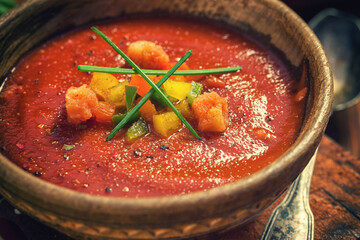 Gazpacho Spanish cold tomato soup