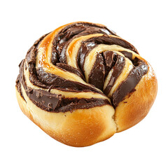 Cinnamon roll with powdered sugar