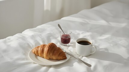 coffee and croissant